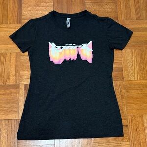 Bjork T-Shirt with Pink and White Design